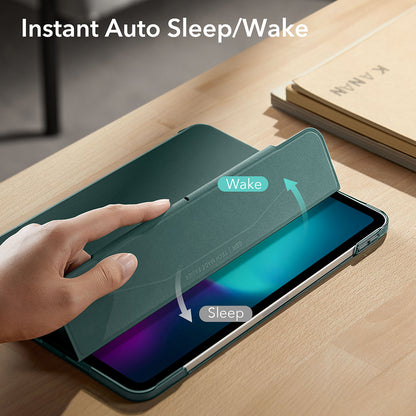 Housse pour Apple iPad Pro 13 (2024), ESR, Ascend Trifold, Vert Satiné