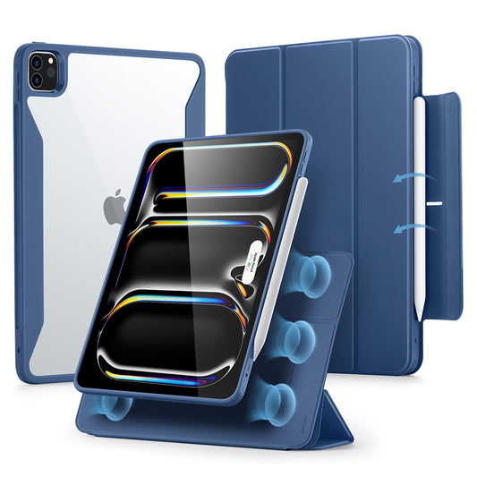 Hülle für Apple iPad Pro 13 (2024), ESR, Rebound Hybrid, Marineblau