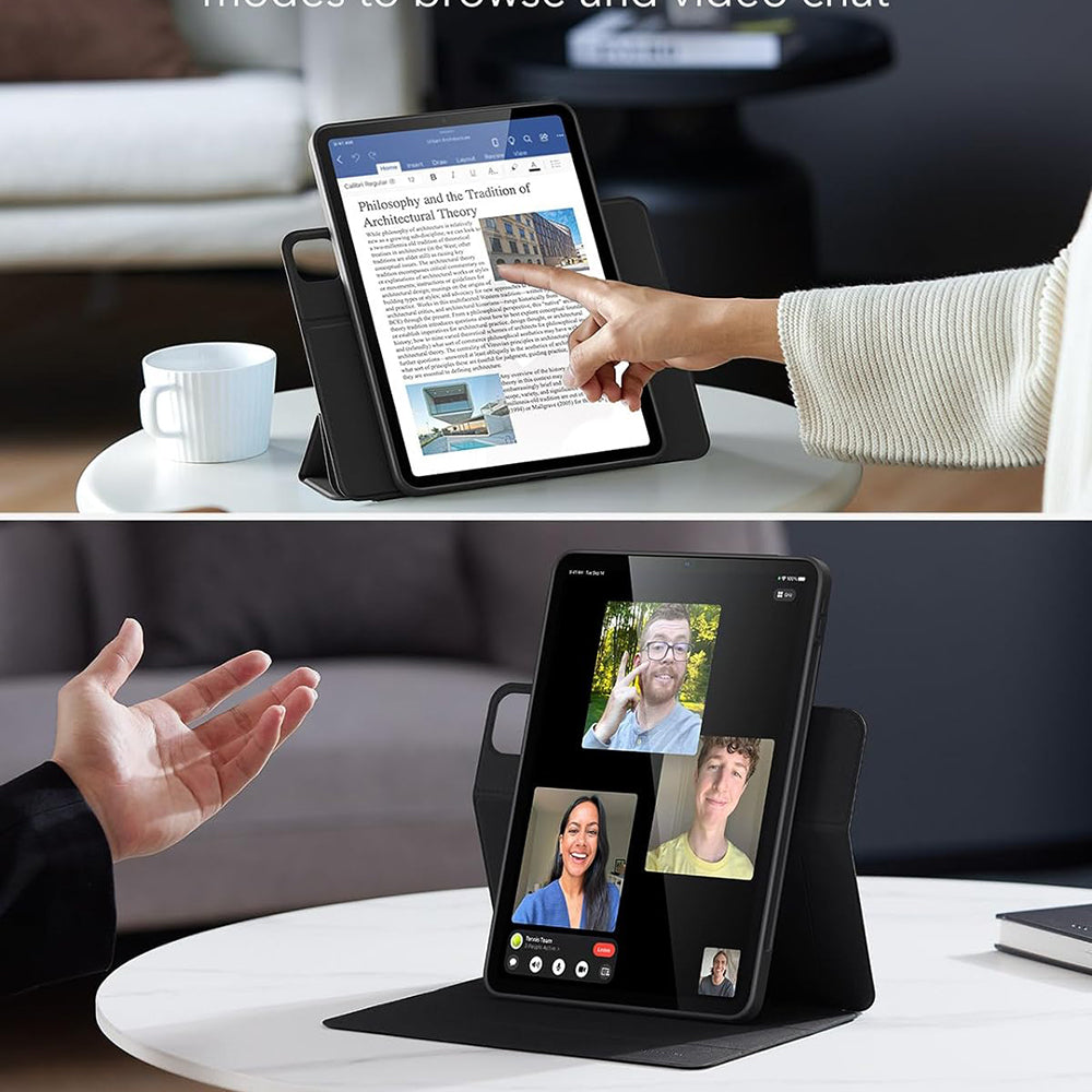 Case for Apple iPad Pro 13 (2024), ESR, Rebound Hybrid, Navy Blue