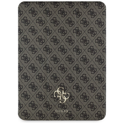 Étui pour Apple iPad Pro 13 (2024), Guess, 4G Grand Logo, Marron