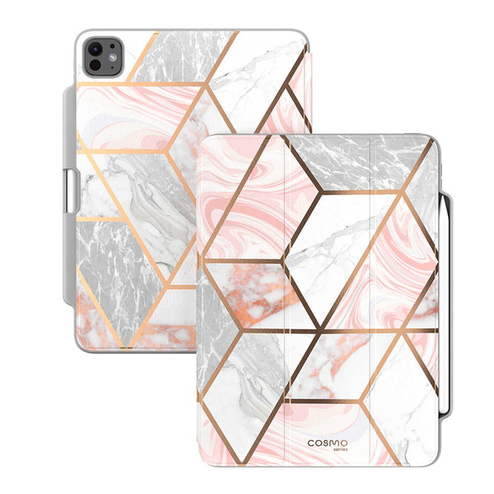 Coque pour Apple iPad Pro 13 (2024), i-Blason, Cosmo, Rose