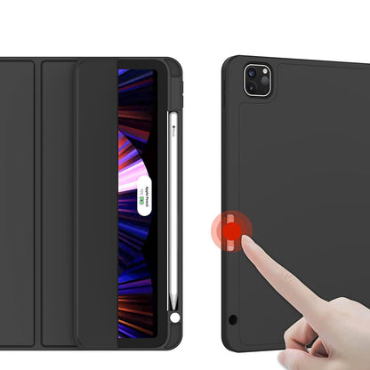Hoes voor Apple iPad Pro 13 (2024), Techsuit, Flex Trifold, Zwart