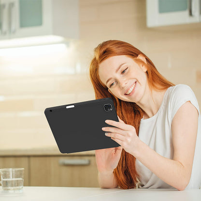 Hoes voor Apple iPad Pro 13 (2024), Techsuit, Flex Trifold, Zwart
