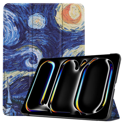 Hülle für Apple iPad Pro 13 (2024), Techsuit, FoldPro Starry Night, Mehrfarbig