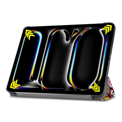 Coque pour Apple iPad Pro 13 (2024), Techsuit, FoldPro Urban Vibe, Multicolore