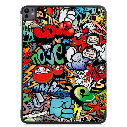 Coque pour Apple iPad Pro 13 (2024), Techsuit, FoldPro Urban Vibe, Multicolore
