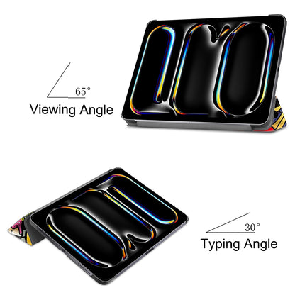 Coque pour Apple iPad Pro 13 (2024), Techsuit, FoldPro Urban Vibe, Multicolore