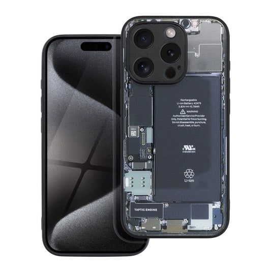 Hoesje voor Apple iPhone 13, OEM, Tech Design 2, zwart 