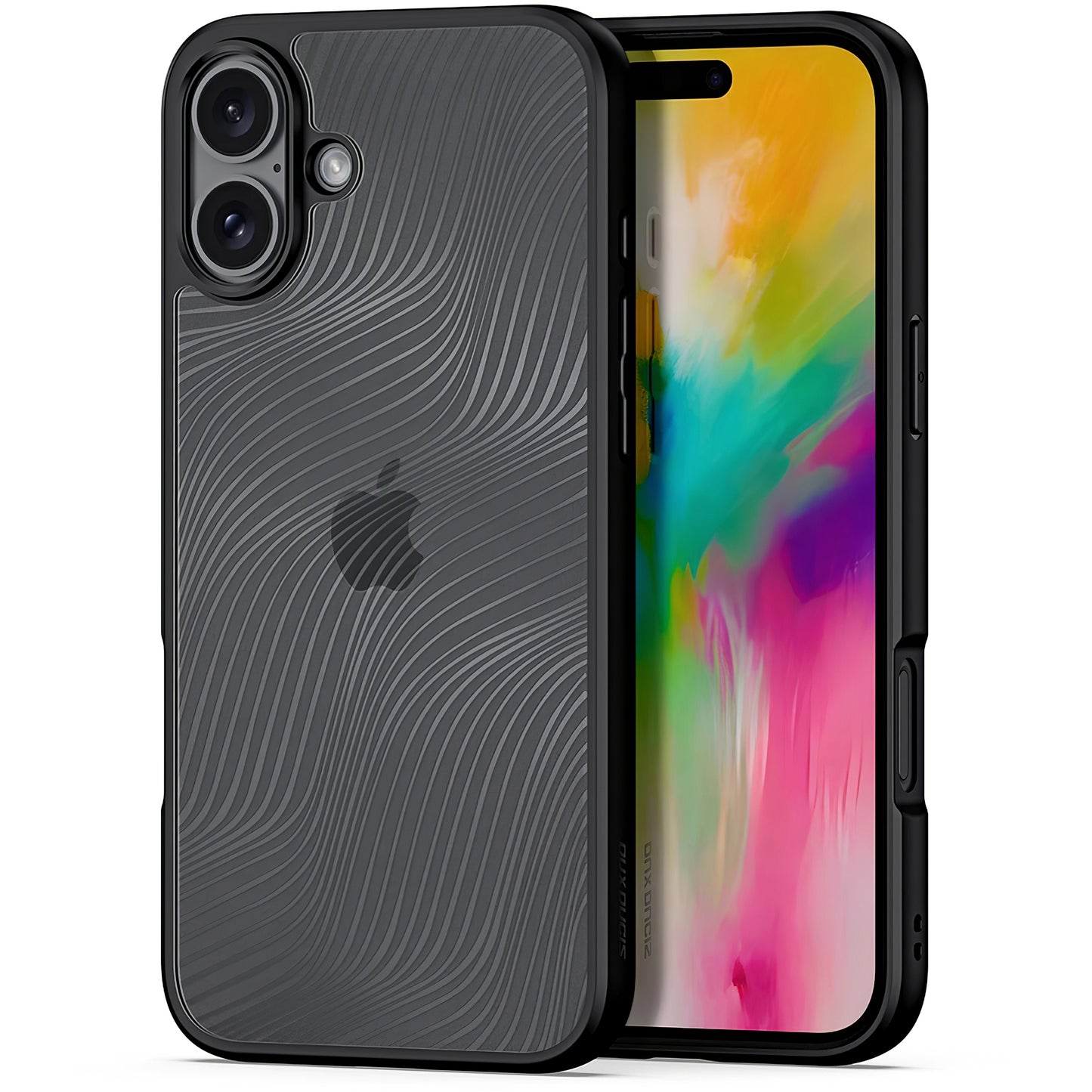 Beschermhoes voor Apple iPhone 16, DUX DUCIS, Aimo, Zwart 