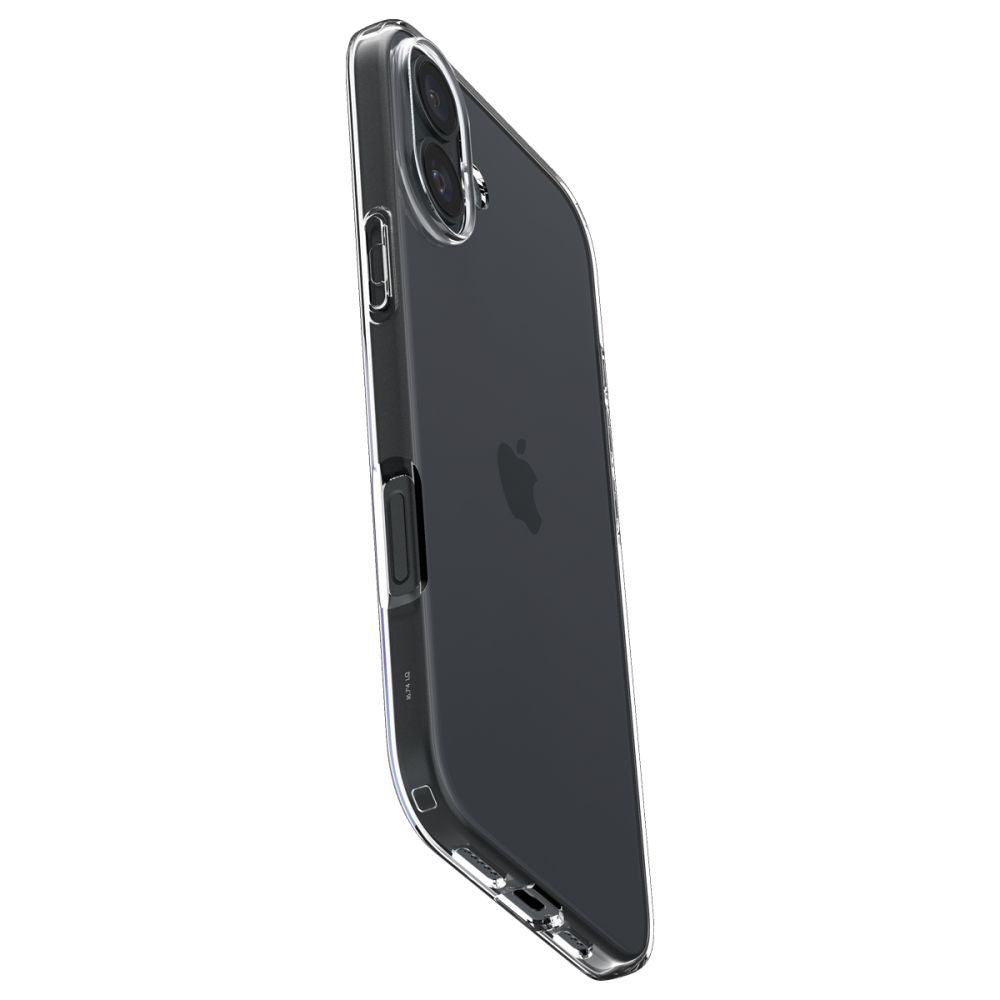 Hoesje voor Apple iPhone 16, Spigen, Liquid Crystal, Transparant ACS08190 