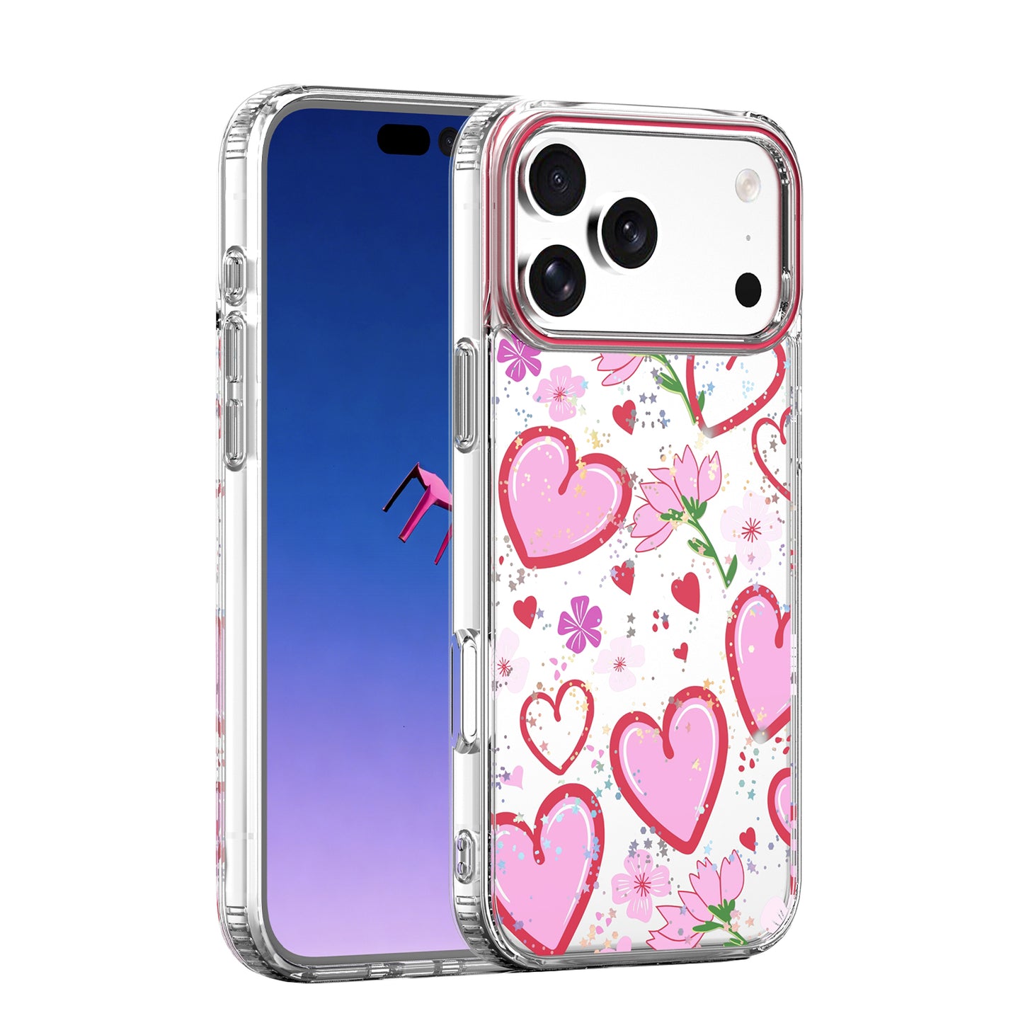 Coque pour Apple iPhone 14 Pro, OEM, Ultra Trendy Love 1, Multicolore