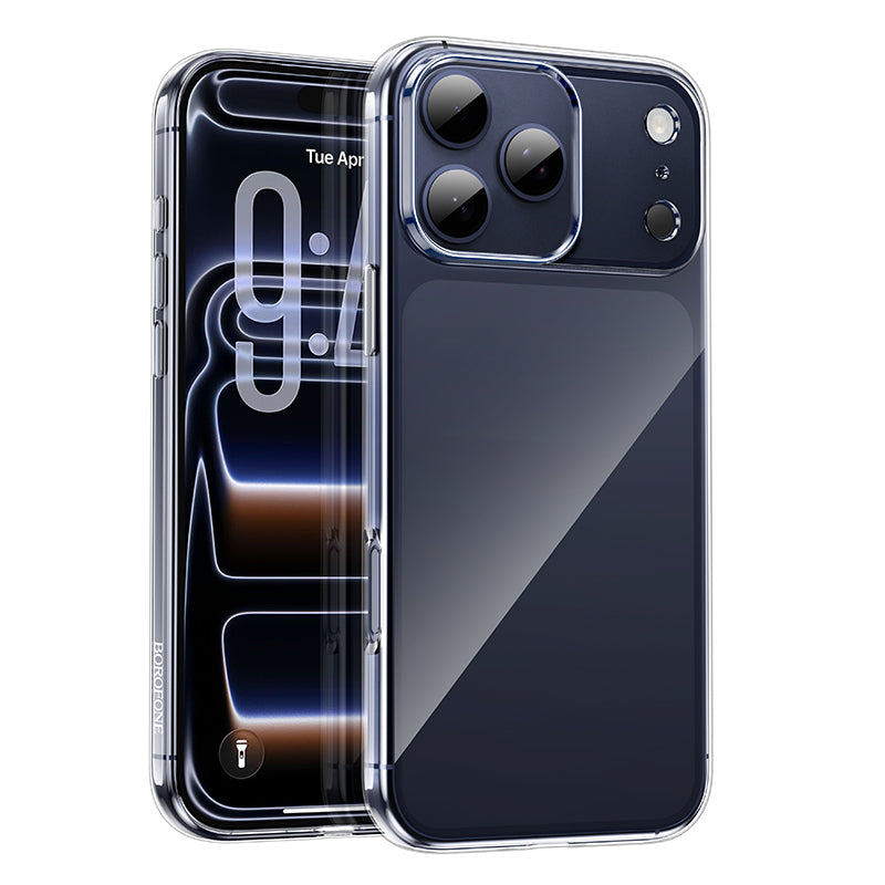 Coque pour Apple iPhone 17 Pro, Borofone, BI4 Ice, Transparente