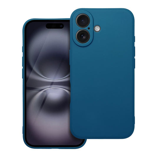 Hülle für Apple iPhone 16, OEM, Matt, Blau