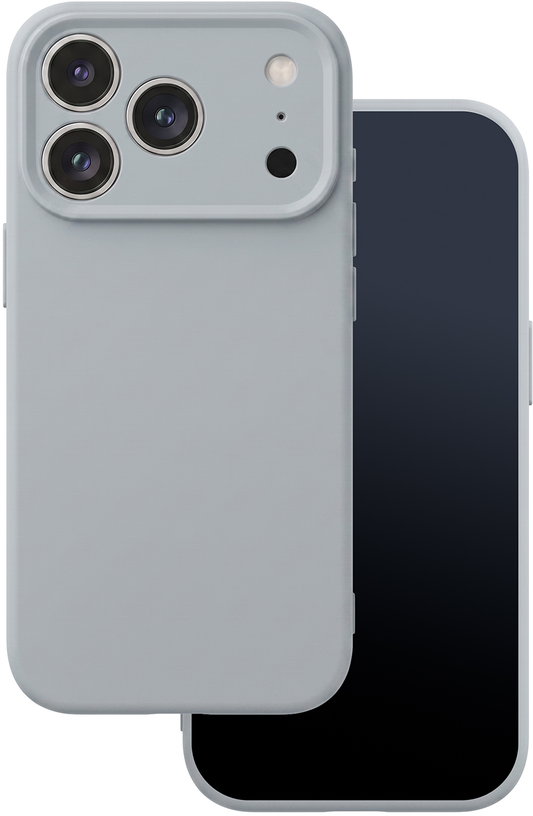 Hoesje voor Apple iPhone 17 Pro Max, OEM, Siliconen, Grijs