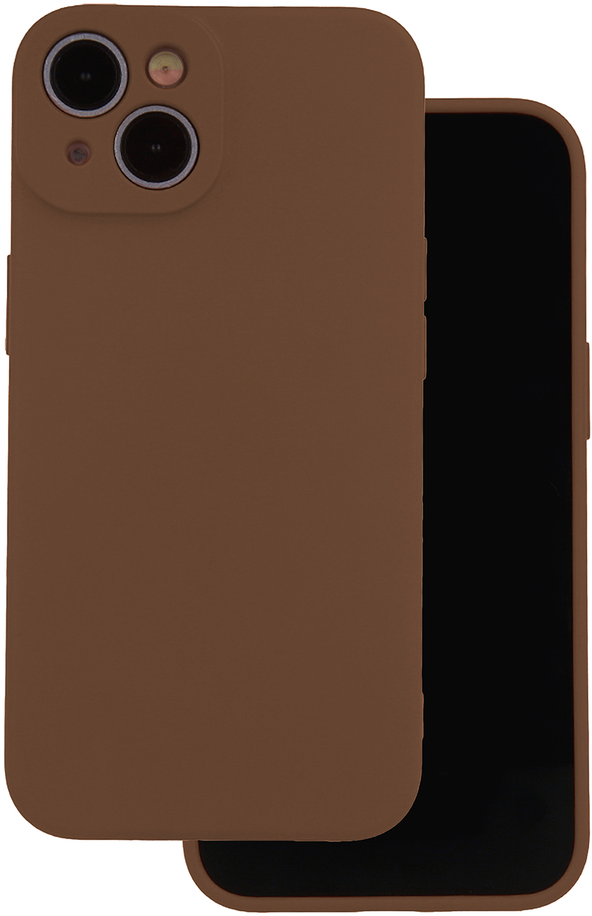 Hülle für Apple iPhone 18 Pro / 17 Pro, OEM, Silikon, Braun