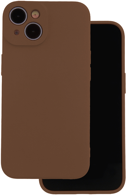 Coque pour Apple iPhone 18 Pro Max / 17 Pro Max, OEM, Silicone, Marron