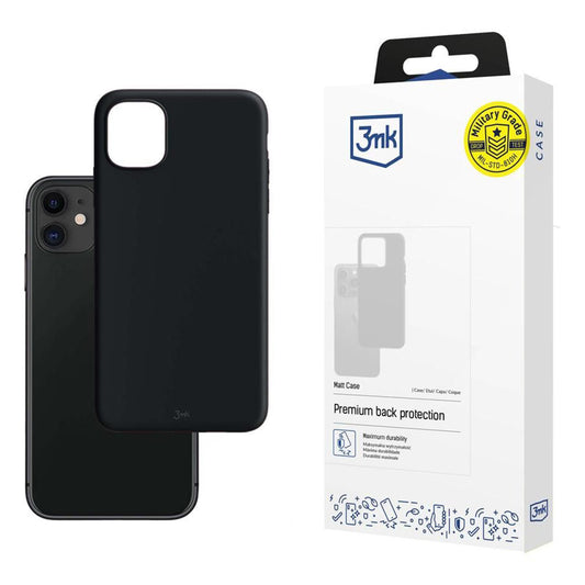 Hülle für Apple iPhone 11, 3MK, Matt Schwarz