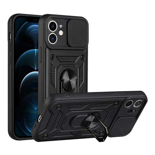 Hülle für Apple iPhone 11, Techsuit, CamShield, Schwarz