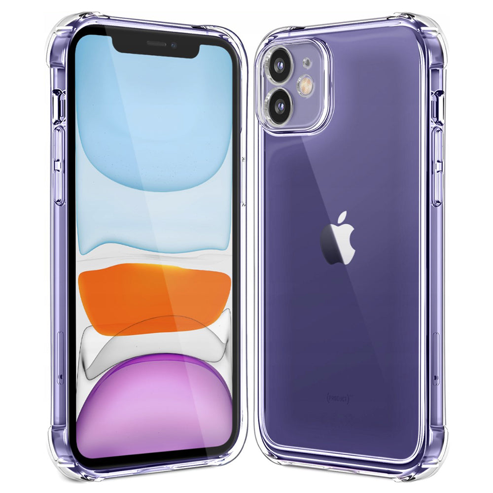 Hülle für Apple iPhone 11, Techsuit, stoßfest klar, transparent