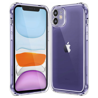 Hülle für Apple iPhone 11, Techsuit, stoßfest klar, transparent