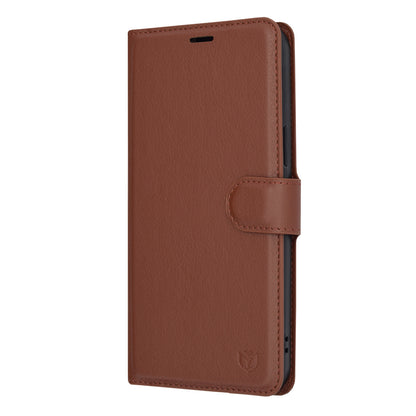Case for Apple iPhone 12 Pro Max, Techsuit, Leather Folio, Brown