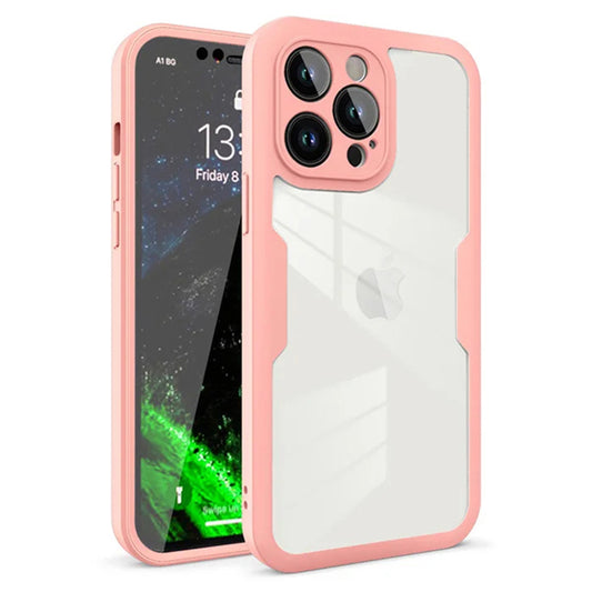 Hoes voor Apple iPhone 12 Pro, Techsuit, ColorVerse 360, Roze