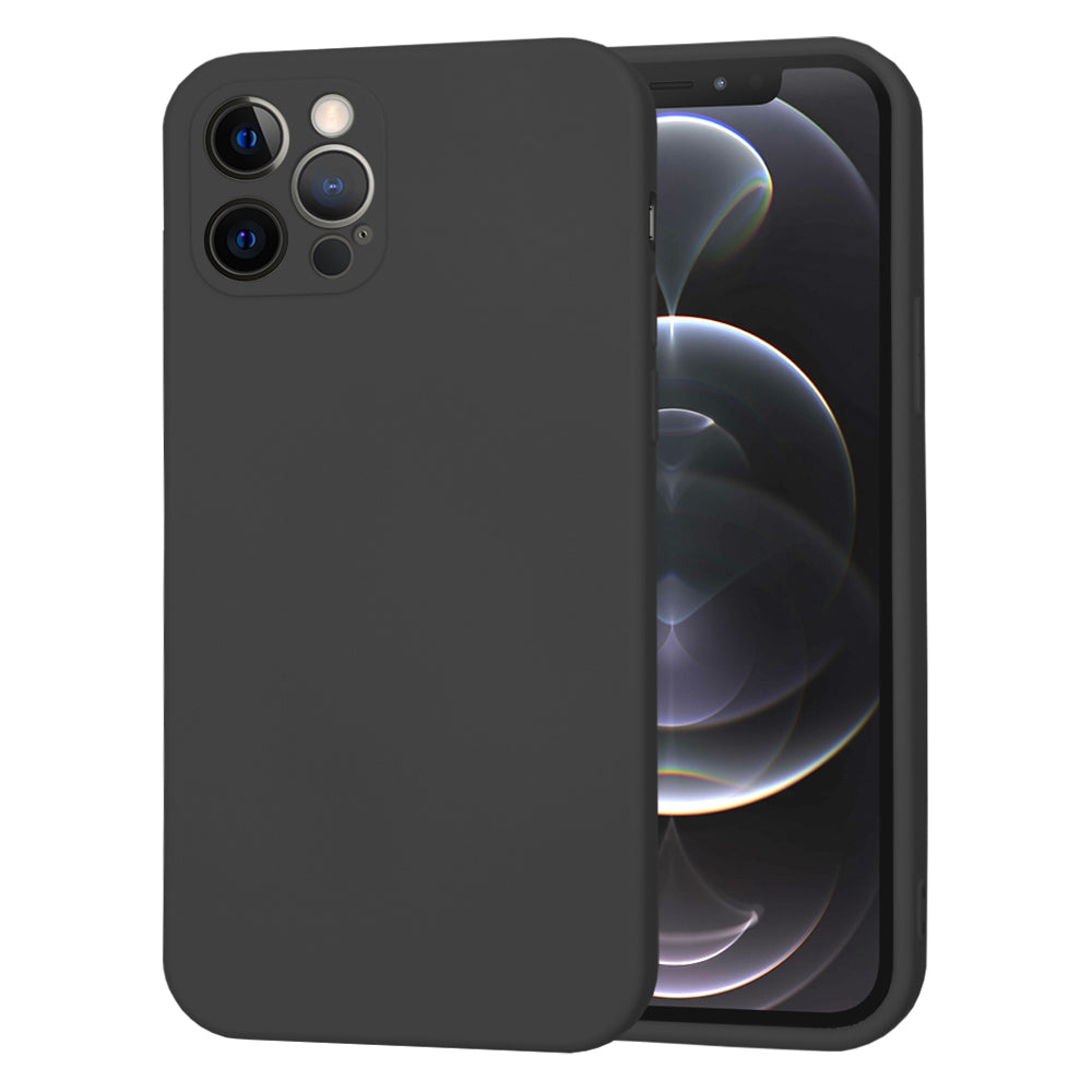 Case for Apple iPhone 12 Pro, Techsuit, SoftFlex, Black