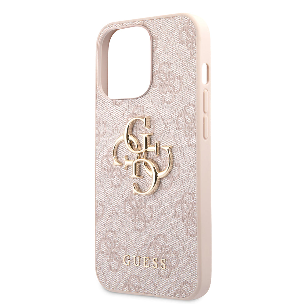 Hoes voor Apple iPhone 13 Pro, Guess, 4G Metal Logo, Roze