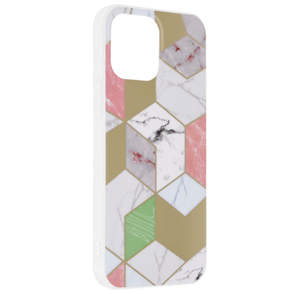 Hülle für Apple iPhone 13 Pro Max, Techsuit, Marble, Lila