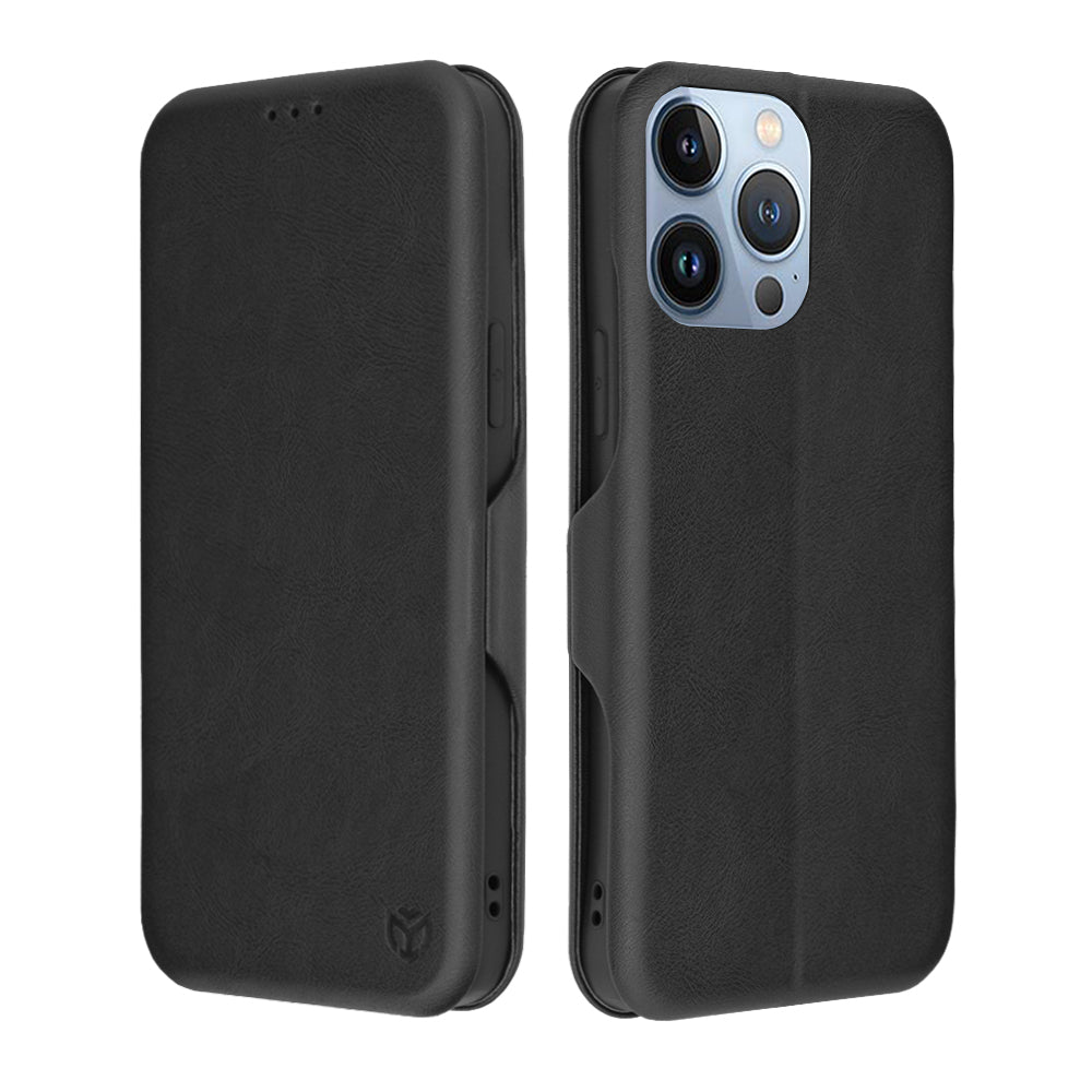 Hoesje voor Apple iPhone 13 Pro Max, Techsuit, Safe Wallet Plus, Zwart
