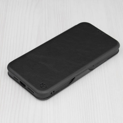Hoesje voor Apple iPhone 13 Pro Max, Techsuit, Safe Wallet Plus, Zwart