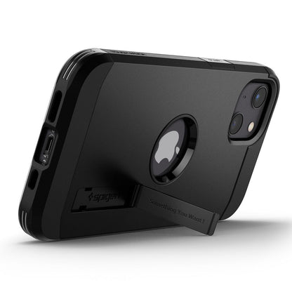 Housse pour Apple iPhone 13, Spigen, Tough Armor, Noire ACS03539