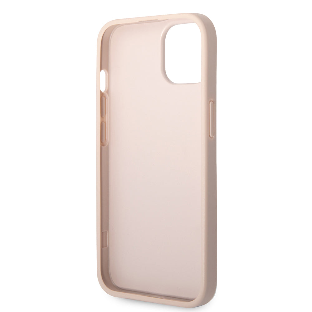 Hoes voor Apple iPhone 14, Guess, 4G Metal Logo, Roze