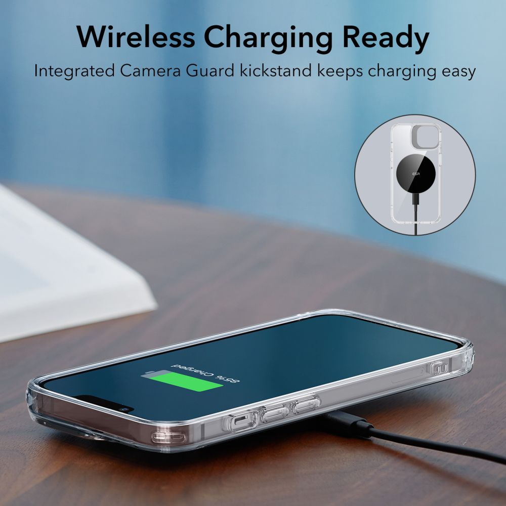 Étui pour Apple iPhone 14 Plus, ESR, Classic Kickstand, Transparent