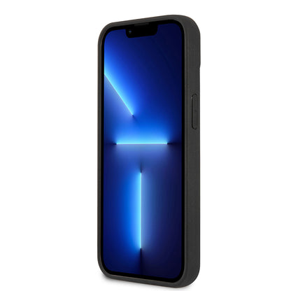 Étui pour Apple iPhone 14 Plus, Karl Lagerfeld, Tête de Karl en Caoutchouc 3D, Noir