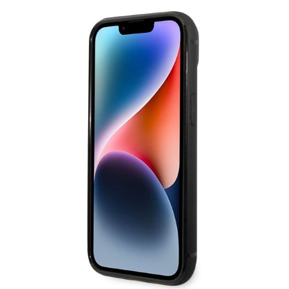 Hülle für Apple iPhone 14 Plus, Karl Lagerfeld, Cardslots Signature Logo, Schwarz