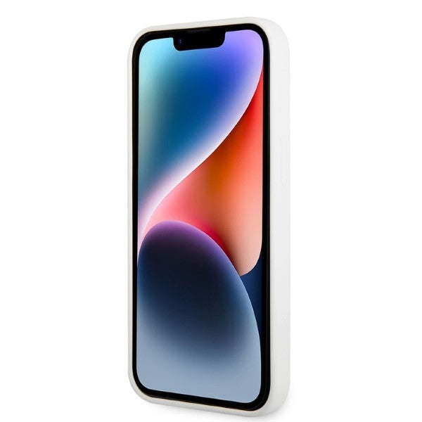 Hülle für Apple iPhone 14 Plus, Karl Lagerfeld, Silicone Choupette, Weiß