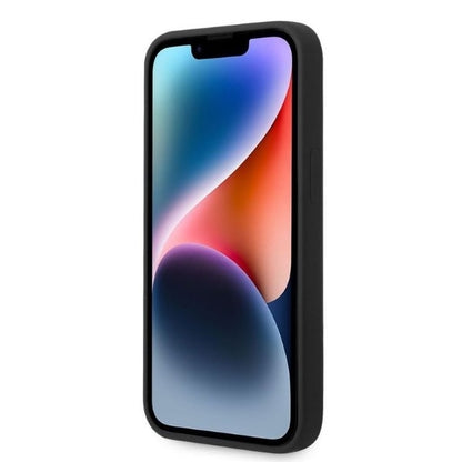 Hoes voor Apple iPhone 14 Plus, Karl Lagerfeld, Silicone Ikonik Karl, Zwart