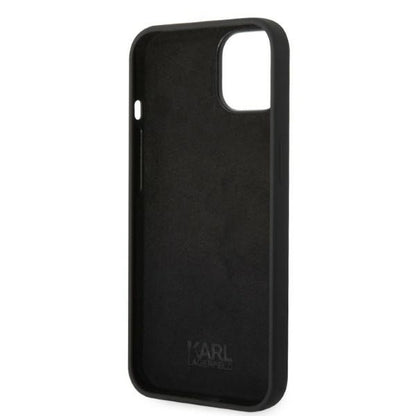 Case for Apple iPhone 14 Plus, Karl Lagerfeld, Silicone RSG, Black