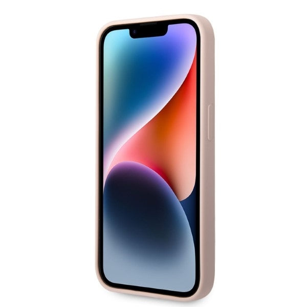 Hülle für Apple iPhone 14 Pro Max, Karl Lagerfeld, Silicone Ikonik NFT, Rosa
