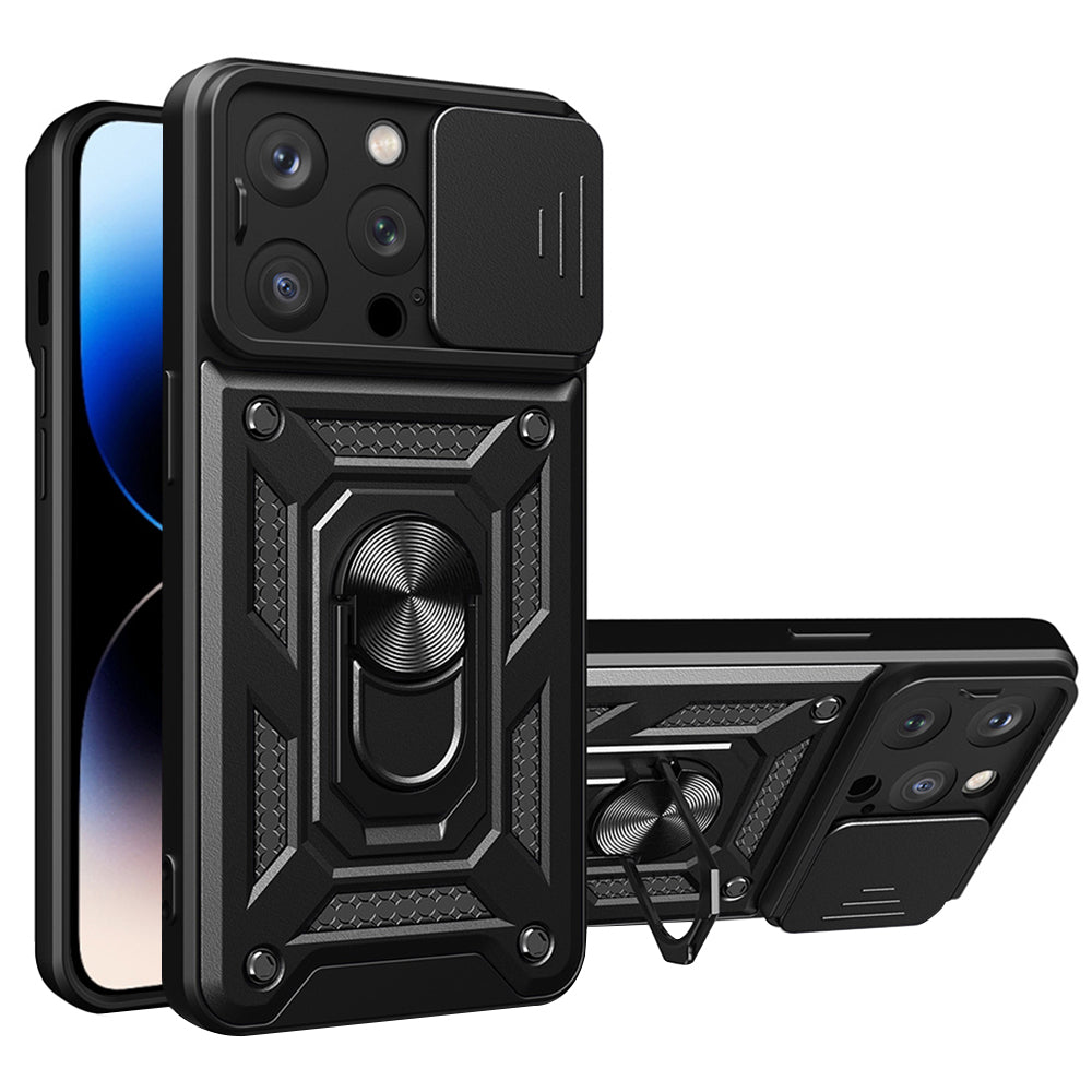 Coque pour Apple iPhone 14 Pro Max, Techsuit, CamShield, Noire
