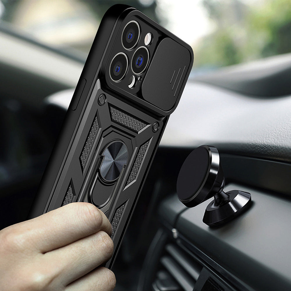 Coque pour Apple iPhone 14 Pro Max, Techsuit, CamShield, Noire
