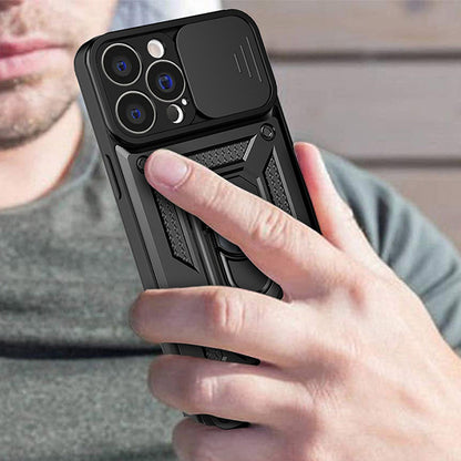 Coque pour Apple iPhone 14 Pro Max, Techsuit, CamShield, Noire