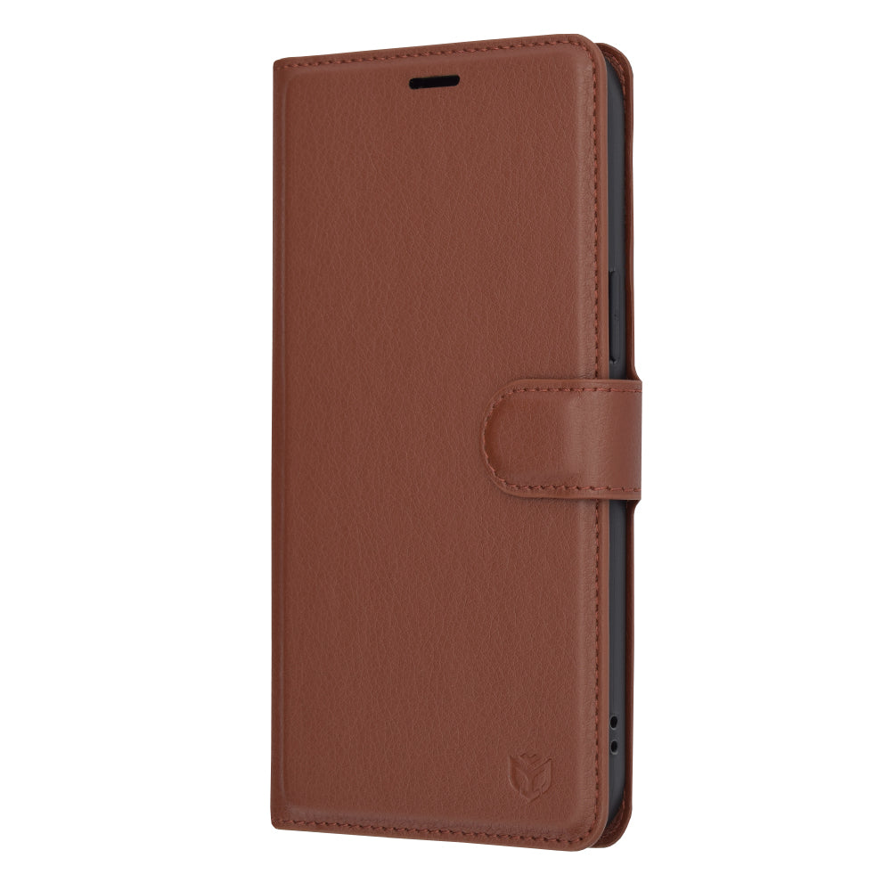 Coque pour Apple iPhone 14 Pro Max, Techsuit, Leather Folio, Marron