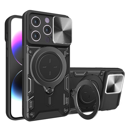 Coque pour Apple iPhone 14 Pro, Techsuit, CamGuard Pro, Noire