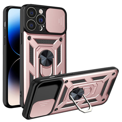 Hoes voor Apple iPhone 14 Pro, Techsuit, CamShield, Roze