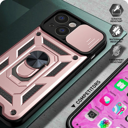 Hoes voor Apple iPhone 14 Pro, Techsuit, CamShield, Roze
