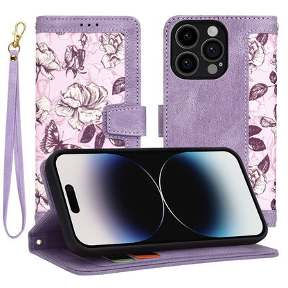 Coque pour Apple iPhone 14 Pro, Techsuit, FlipCraft, Violet