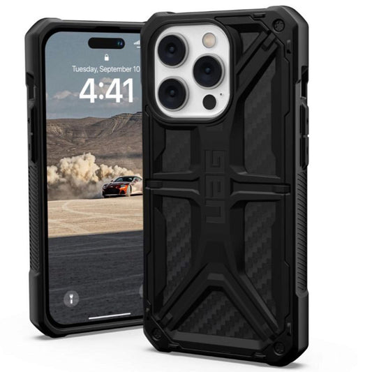 Case for Apple iPhone 14 Pro, Urban Armor Gear, Monarch Carbon, Black