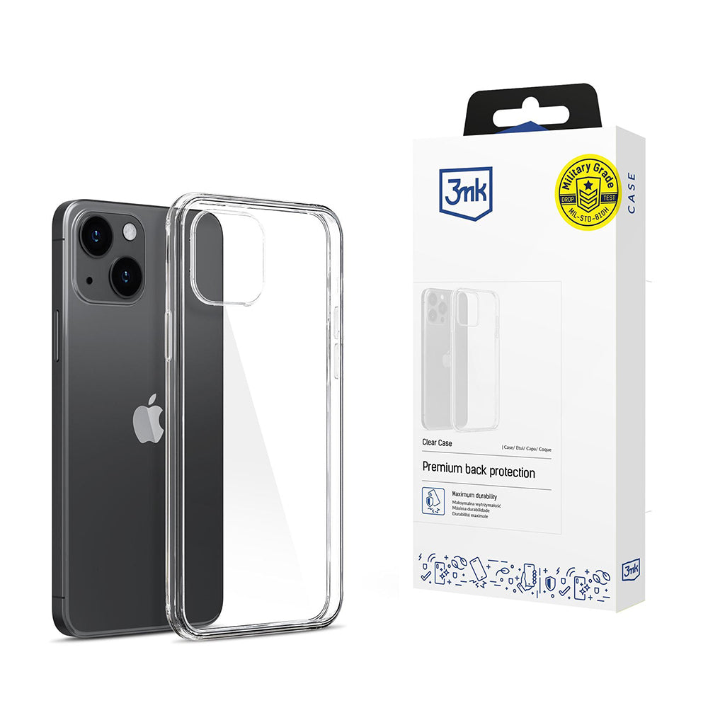Coque pour Apple iPhone 15, 3MK, Clear, Transparente